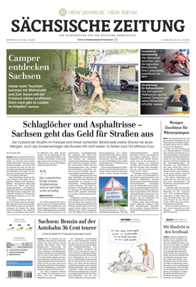 Cover of Sachsische Zeitung (Lobau-Zittau)