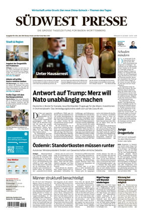 Cover of Sudwest Presse