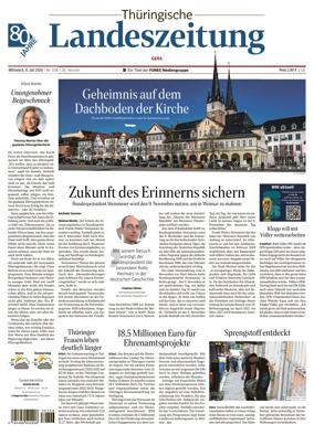 Cover of Thuringische Landeszeitung (Gera)