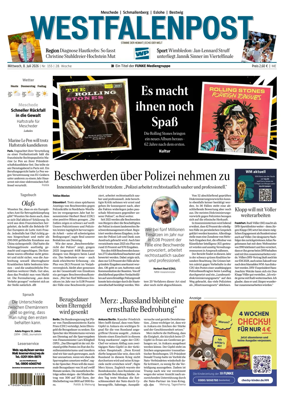 Cover of Westfalenpost (Meschede)