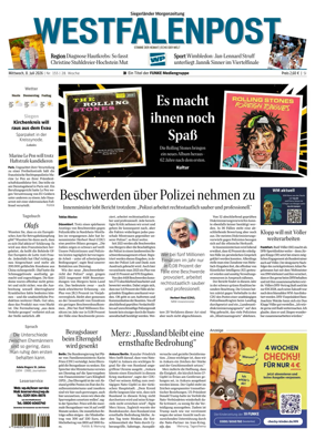 Cover of Westfalenpost (Siegen)