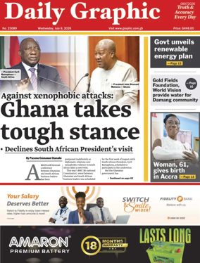 Cover of Daily Graphic
