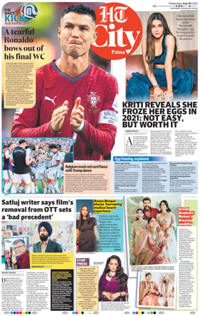 Cover of Hindustan Times (Patna) - Live