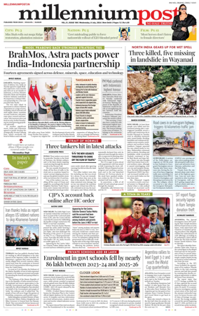 Cover of Millennium Post