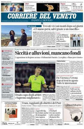 Cover of Corriere del Veneto (Padova e Rovigo)