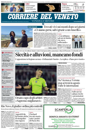 Cover of Corriere del Veneto (Venezia e Mestre)