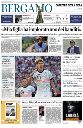 Cover of Corriere della Sera (Bergamo)