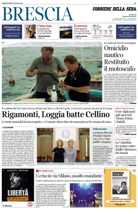 Cover of Corriere della Sera (Brescia)