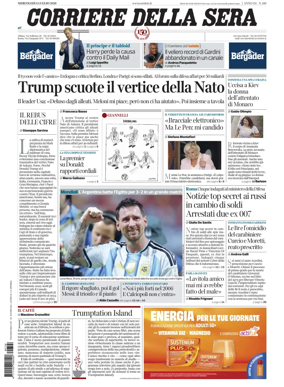 Cover of Corriere della Sera