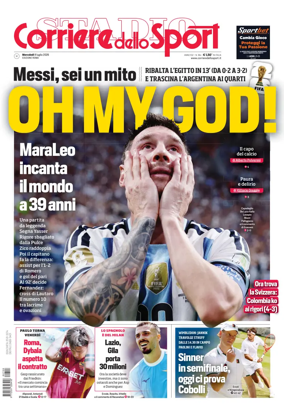 Cover of Corriere dello Sport (Lazio)