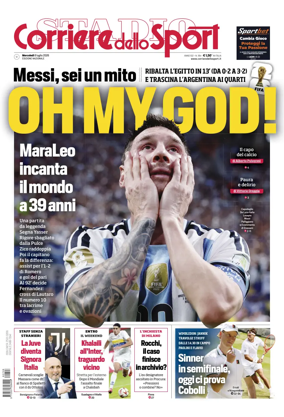 Cover of Corriere dello Sport