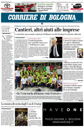 Cover of Corriere di Bologna