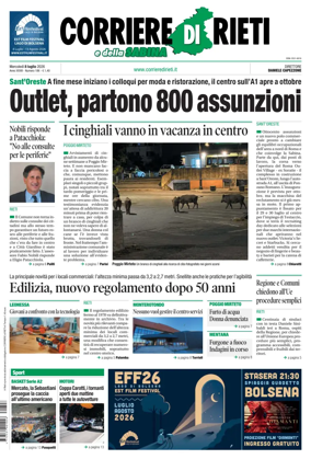 Cover of Corriere di Rieti