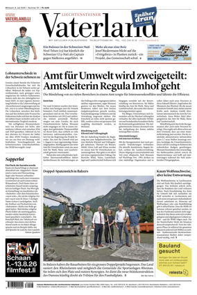 Cover of Liechtensteiner Vaterland