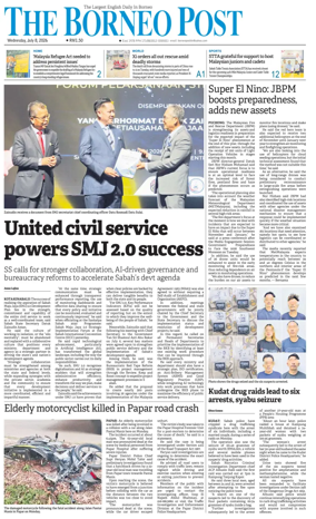 Cover of The Borneo Post (Sabah)