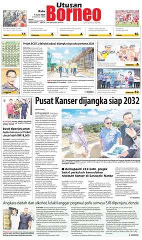 Cover of Utusan Borneo (Sarawak)