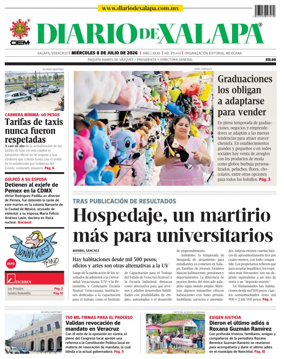 Cover of Diario de Xalapa