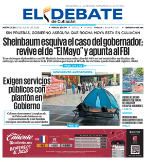 Cover of El Debate de Culiacan