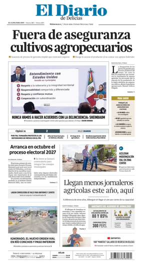 Cover of El Diario de Delicias