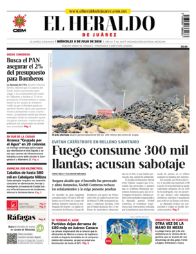 Cover of El Heraldo de Juarez