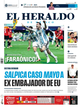 Cover of El Heraldo de Mexico