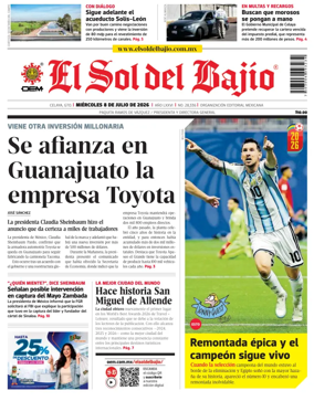 Cover of El Sol de Bajio