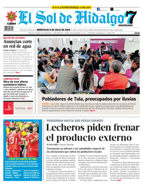 Cover of El Sol de Hidalgo