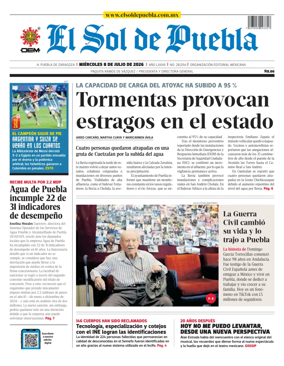 Cover of El Sol de Puebla