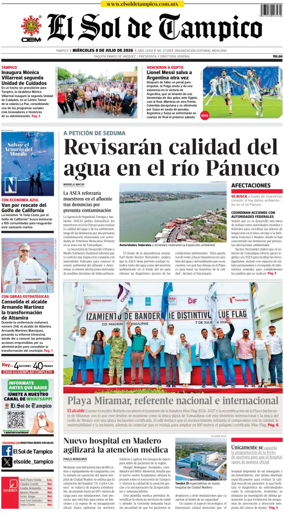 Cover of El Sol de Tampico