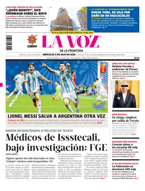 Cover of La Voz de la Frontera