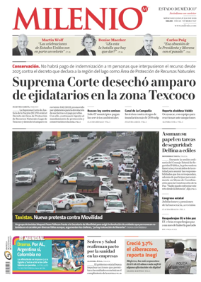 Cover of Milenio Edo de Mexico