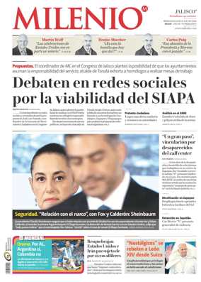 Cover of Milenio Jalisco