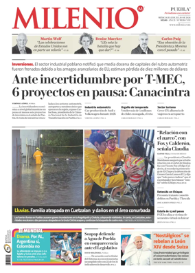 Cover of Milenio Puebla