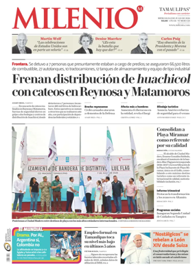 Cover of Milenio Tamaulipas