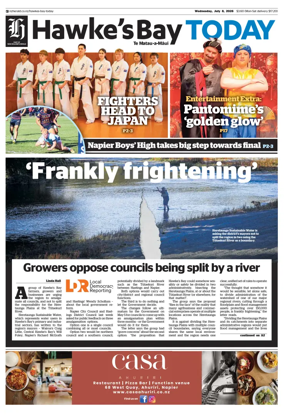 Cover of Hawke's Bay Today