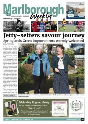 Cover of Marlborough Weekly