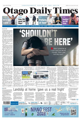 Cover of Otago Daily Times