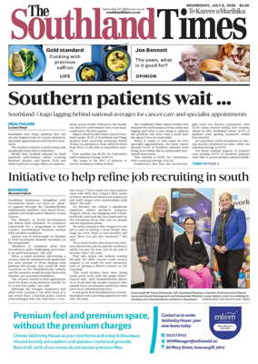 Cover of The Southland Times