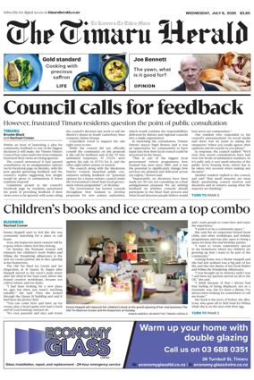 Cover of The Timaru Herald