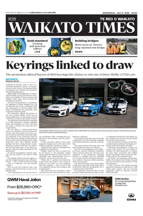 Cover of Waikato Times