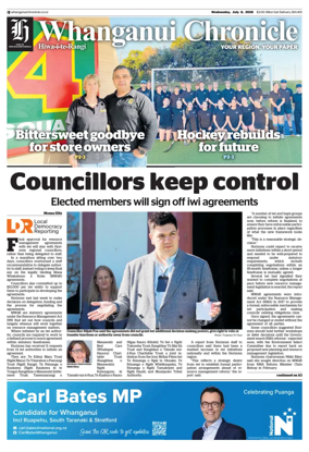 Cover of Whanganui Chronicle