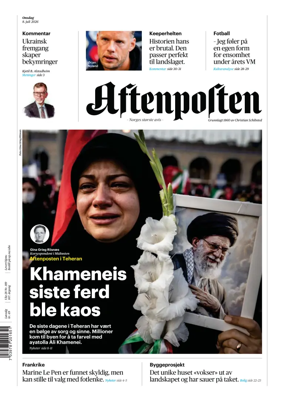 Cover of Aftenposten
