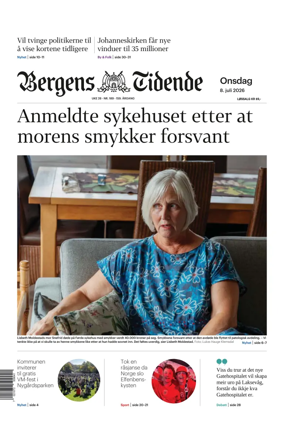 Cover of Bergens Tidende