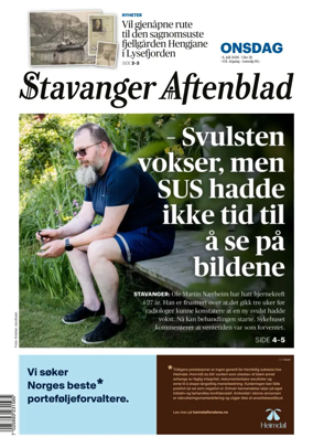 Cover of Stavanger Aftenblad