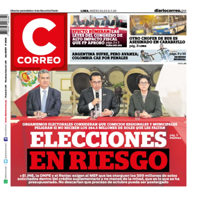 Cover of Diario Correo