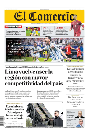 Cover of Diario El Comercio