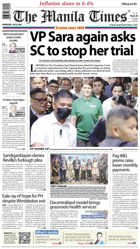Cover of The Manila Times