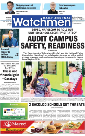 Cover of Watchmen Daily Journal