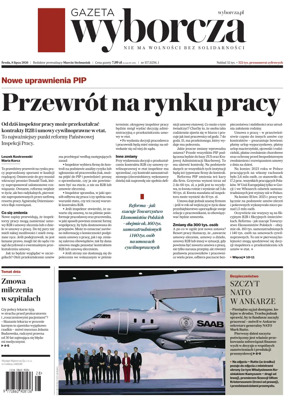 Cover of Gazeta Wyborcza