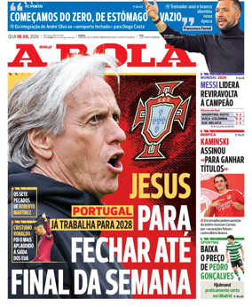 Cover of A BOLA (Portuguese)